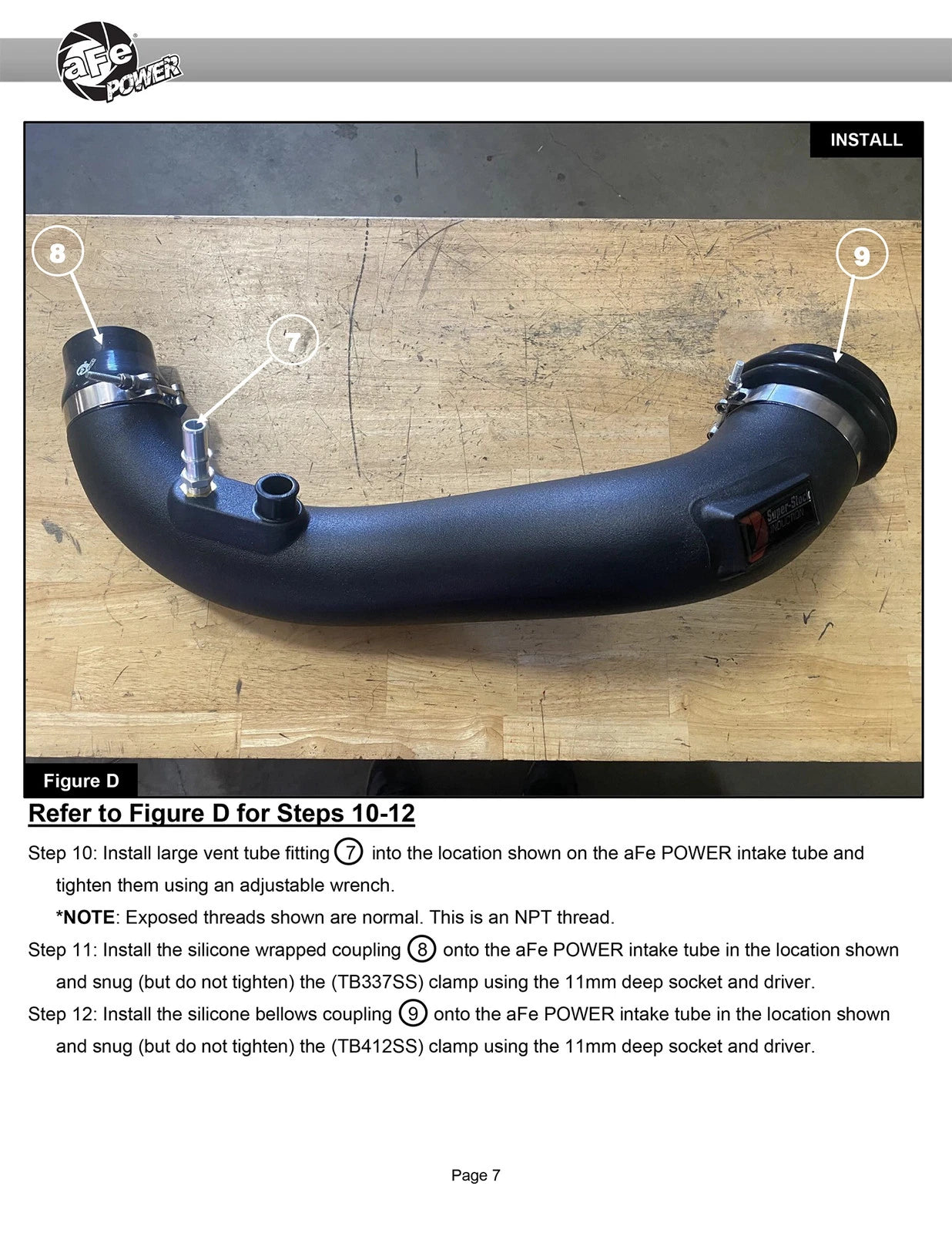 aFe Super Stock Pro Dry S Induction System | Ford Mustang L4-2.3L (15-20) (55-10006D)