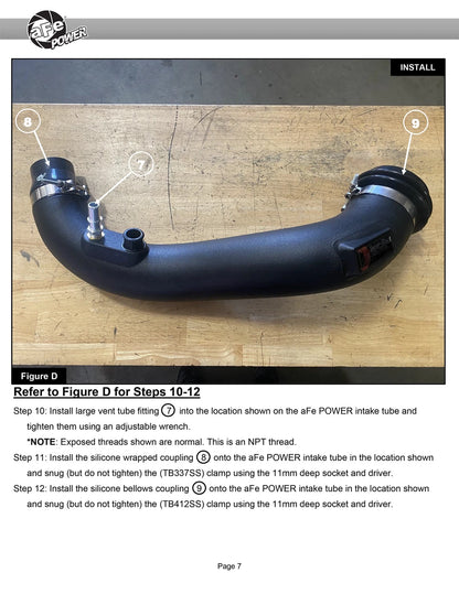 aFe Super Stock Pro Dry S Induction System | Ford Mustang L4-2.3L (15-20) (55-10006D)
