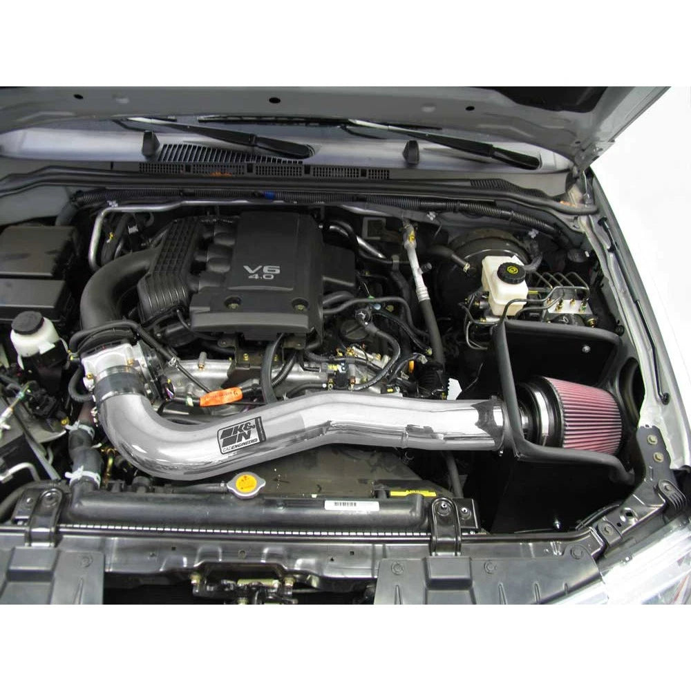 K&N 77 Series High Flow Performance Kit | Nissan Pathfinder / Xterra / Frontier (05-09) (77-6014-1KP)