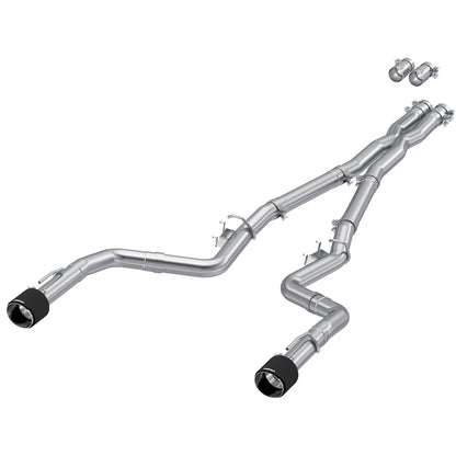 MBRP 3in Race SS Cat-Back Exhaust w/ Carbon Tips Dodge Charger 17-21 (S71183CF)