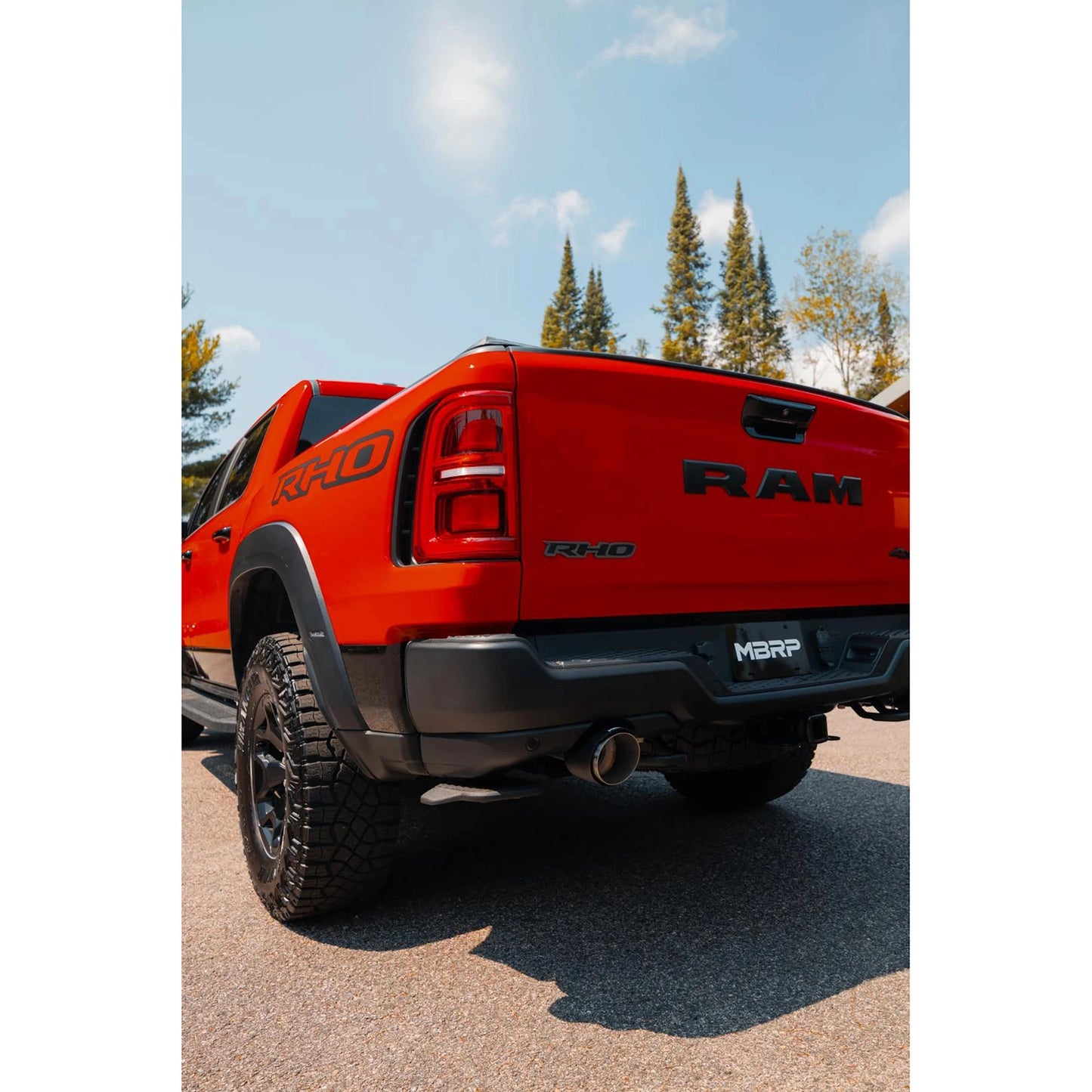 MBRP 3in Dual Split Rear Cat Back | RAM RHO (25) (S51573CF)