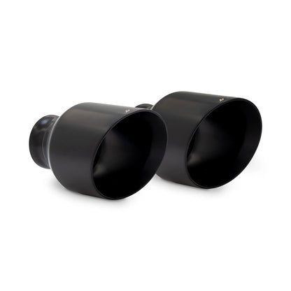 Mishimoto 5in Black Exhaust Tip Pair | Dodge Charger/Challenger (11-24) (MMEXH-TIP-MOPARBK)