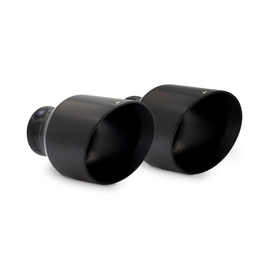 Mishimoto 5in Black Exhaust Tip Pair | Dodge Charger/Challenger (11-24) (MMEXH-TIP-MOPARBK)