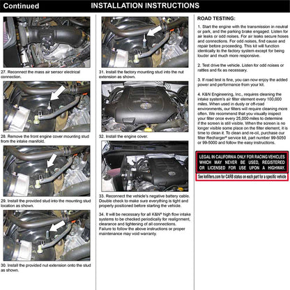 K&N 12 Toyota Tundra 5.7L V8 AirCharger Performance Intake | Toyota Tundra (05-23) (63-9036)