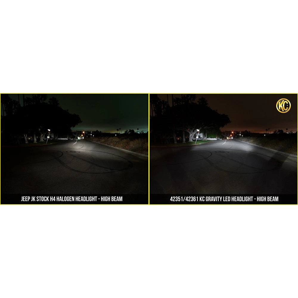 KC HiLiTES 07-18 Jeep JK 7in. Gravity LED Headlights | Jeep JK (42351)