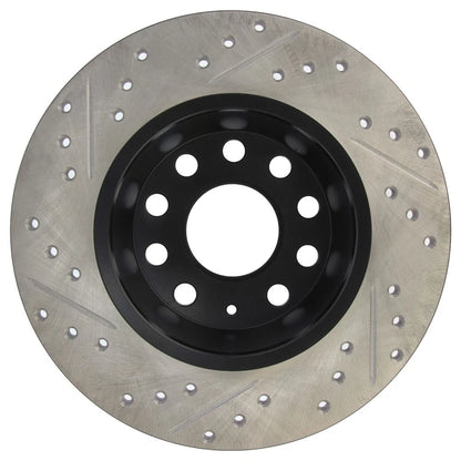 StopTech Slotted & Drilled Brake Rotor - RL | 2010-2014 Volkswagen Golf GTI (127.33099L)