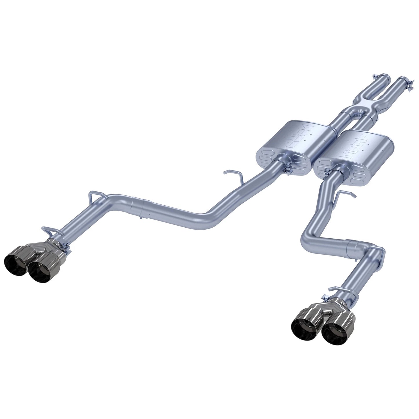 MBRP 2.5in. Aluminized Dual Rear Exit Catback Exhaust | Dodge Challenger 3.6L (15-21) (S7111AL)