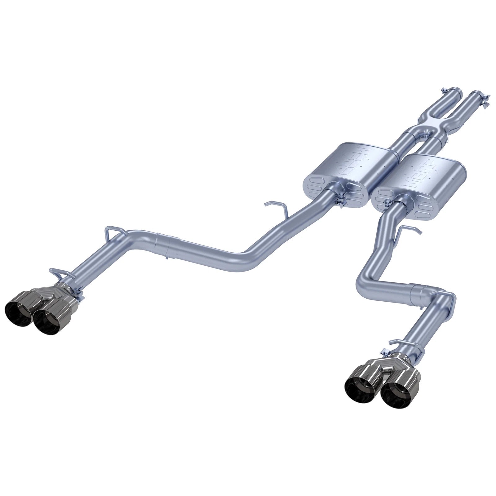 MBRP 2.5in. Aluminized Dual Rear Exit Catback Exhaust | Dodge Challenger 3.6L (15-21) (S7111AL)