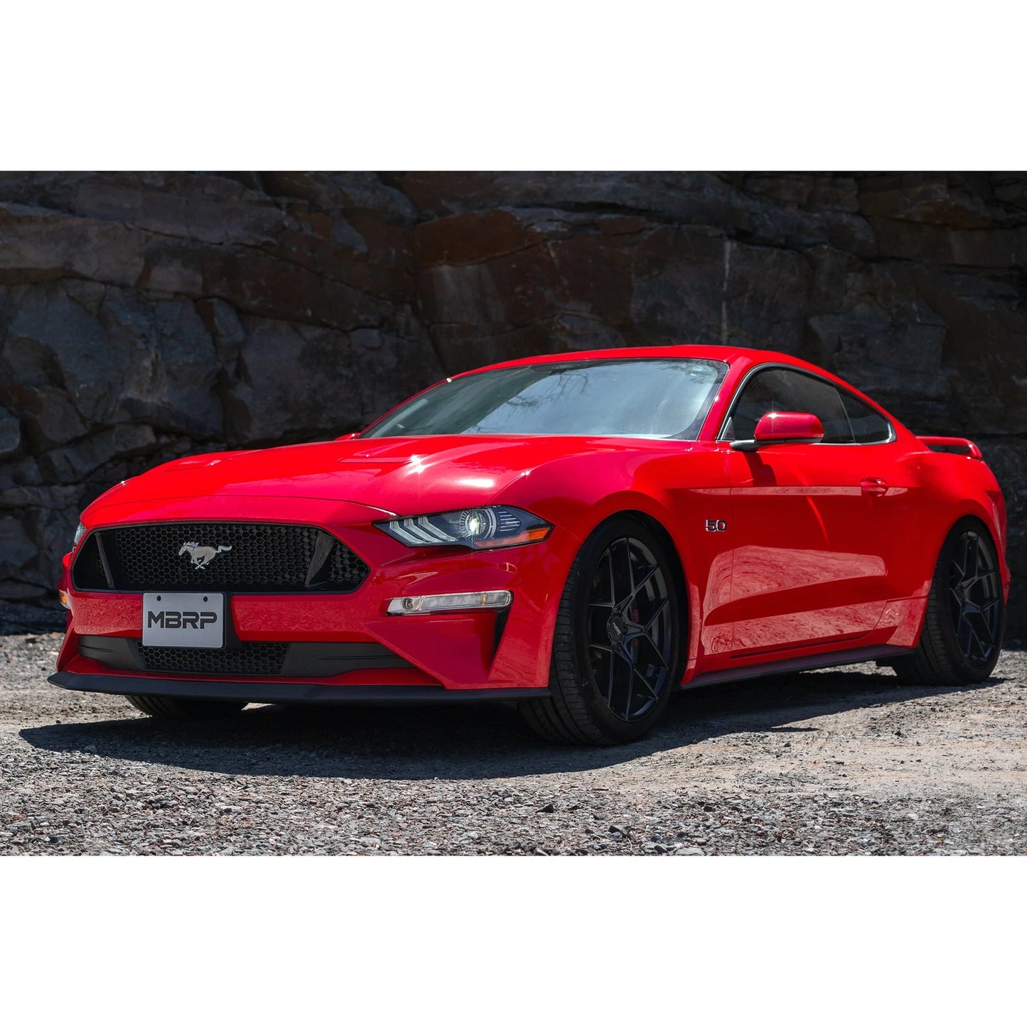 MBRP Installer Series 3" Cat-Back Exhaust System | 2018-2023 Ford Mustang GT (S7207AL)