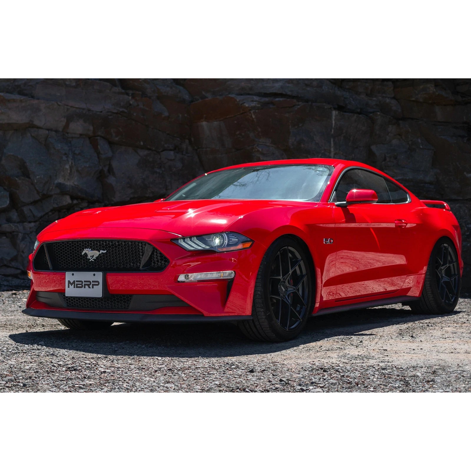 MBRP Installer Series 3" Cat-Back Exhaust System | 2018-2023 Ford Mustang GT (S7207AL)