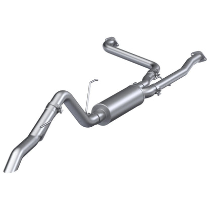 MBRP 3in Tip 3in Cat Back Turndown Exit Street Profile | Nissan Frontier (22-23) 3.8L (S5409AL)