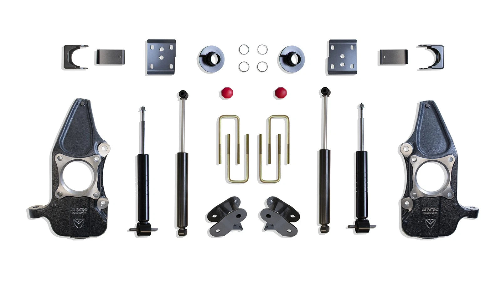 Maxtrac Suspension KC333235S-4 3"/5" Lowering Kit For 2015-2020 Ford F-150
