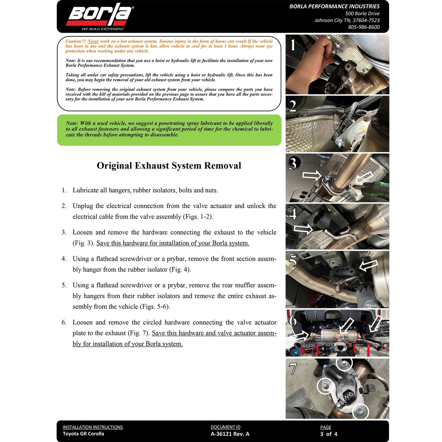 Borla 3" Cat-Back System | Toyota GR Corolla (2022-2026) (140942CB)