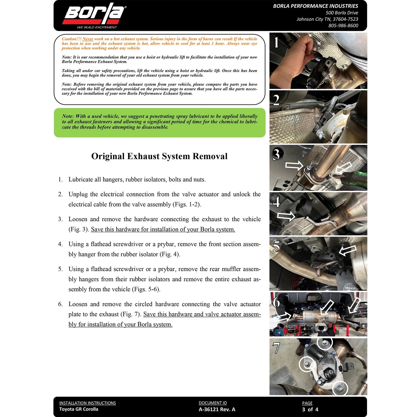 Borla 3" Cat-Back System | Toyota GR Corolla (2022-2026) (140942CB)