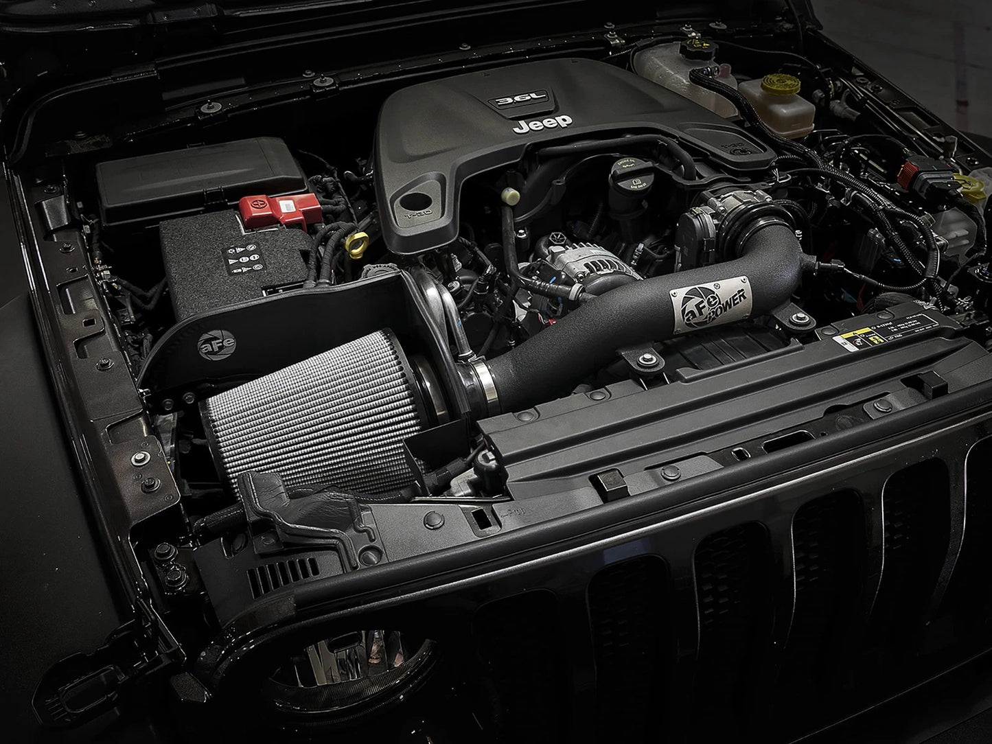 aFe Magnum FORCE Stage-2 XP Pro DRY S CAI | Jeep JL V6 3.6L (18+) (SPF51-13002-B)