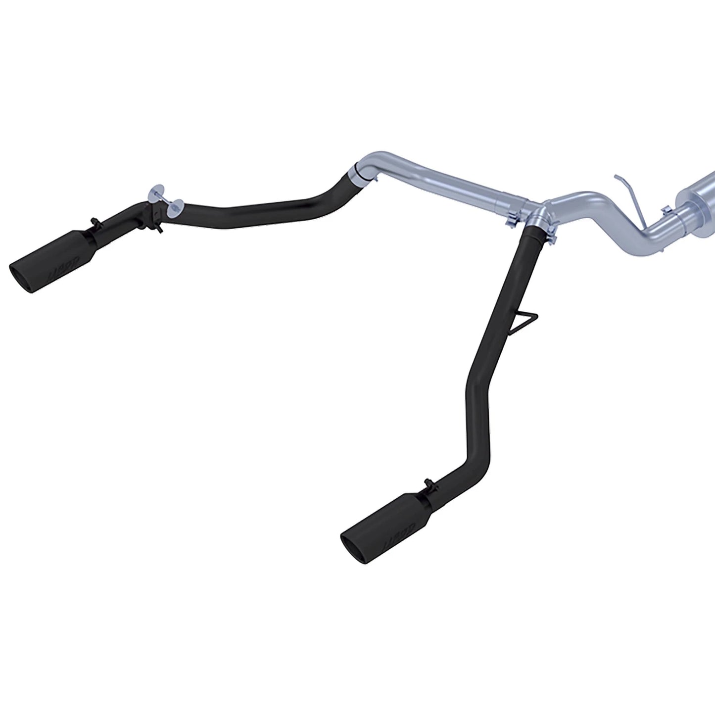MBRP 3in Dual Split D&S Cat-Back Exhaust | Ford Ranger 19-23 (S5223BLK)