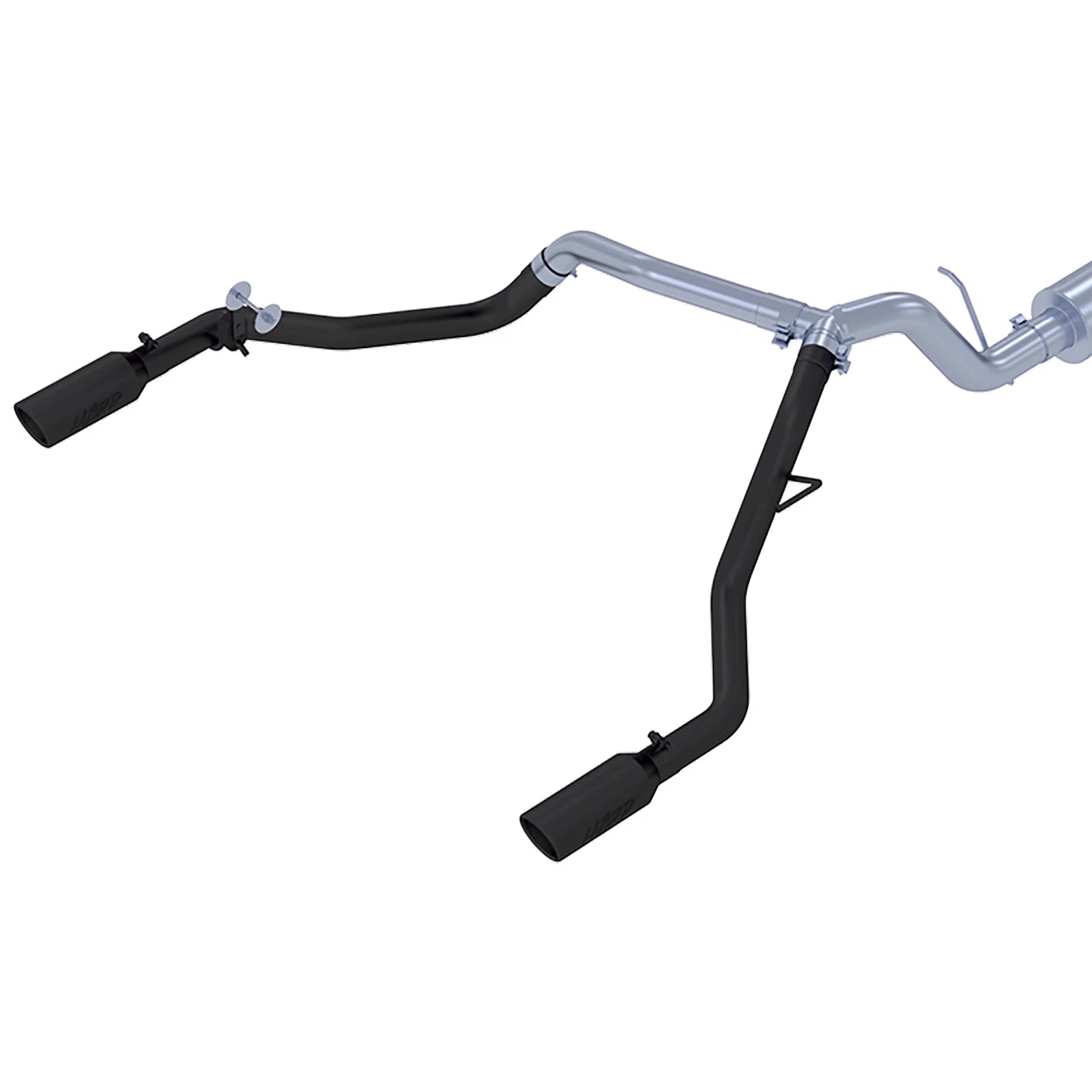 MBRP 3in Dual Split D&S Cat-Back Exhaust | Ford Ranger 19-23 (S5223BLK)
