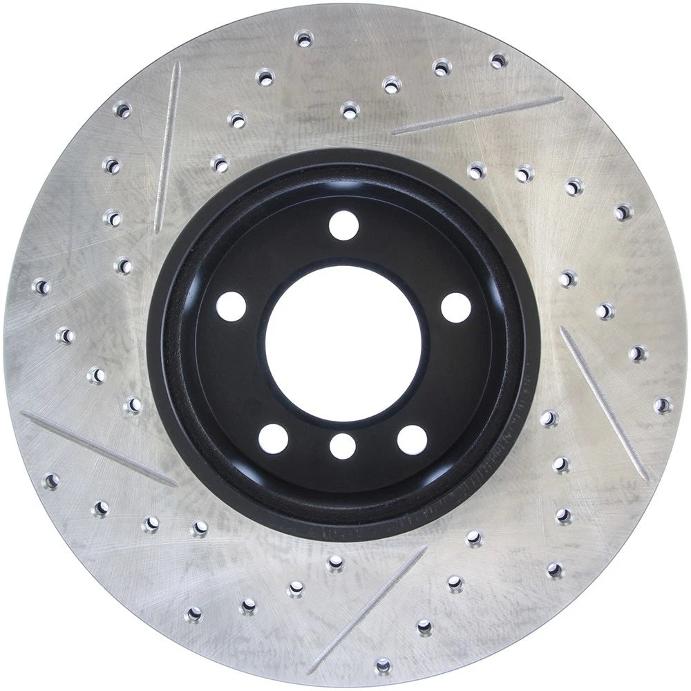 StopTech 127.34108L Front Left Drilled Brake Rotor for 2014-18 328d / 07-16 328i