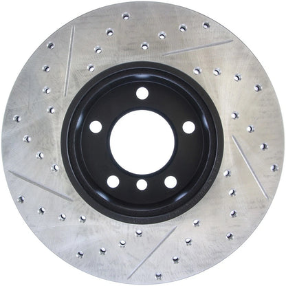 StopTech 127.34108L Front Left Drilled Brake Rotor for 2014-18 328d / 07-16 328i