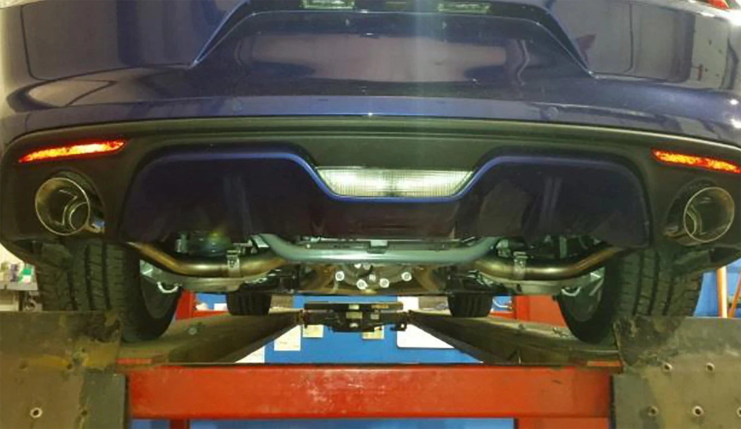 MBRP 2.5-Inch Race Dual Exit Axle-Back Exhaust | Ford Mustang GT (15-17) (S72763CF)