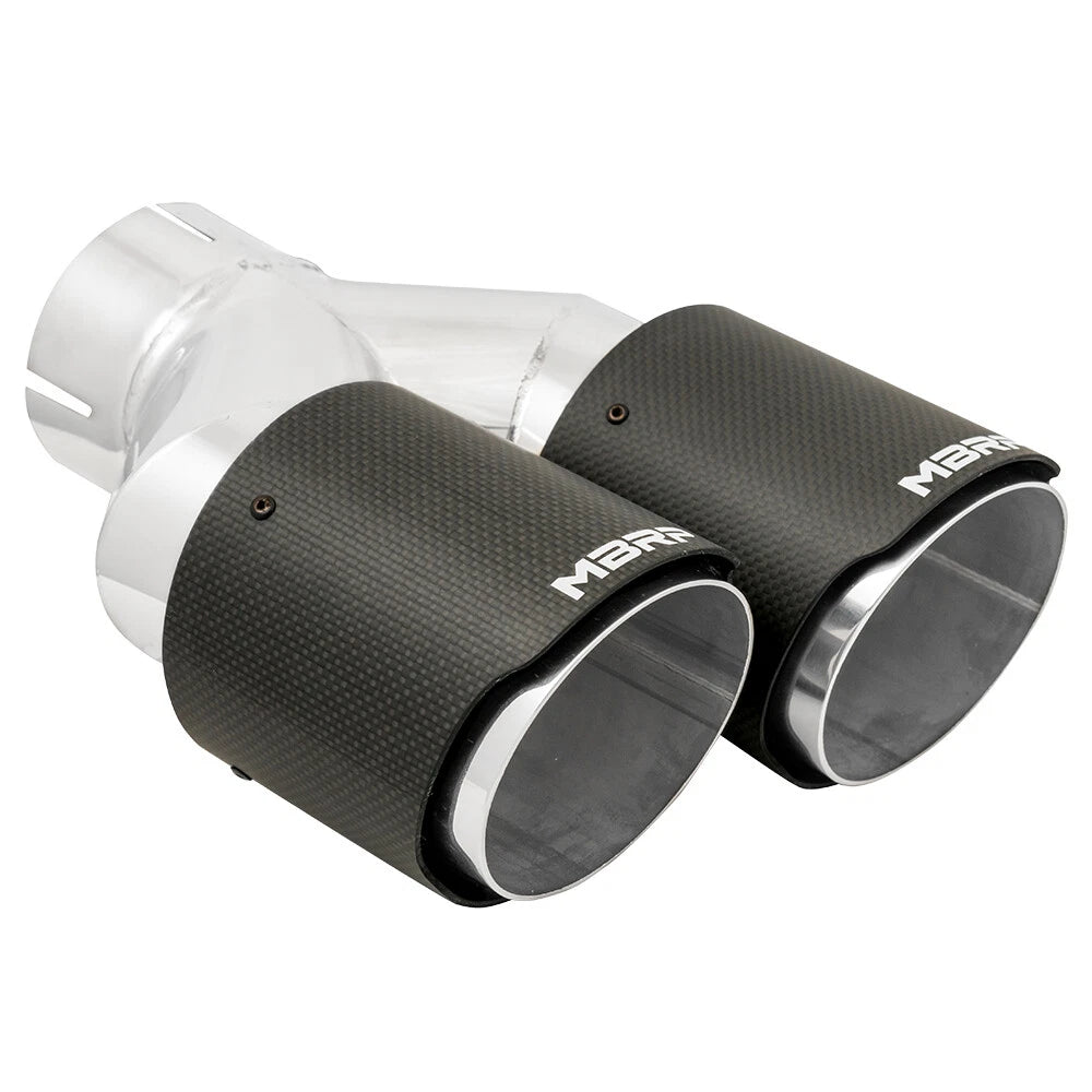 MBRP Dual Wall Angle Cut Dual 4-Inch Outlet | Universal (T5183CF)