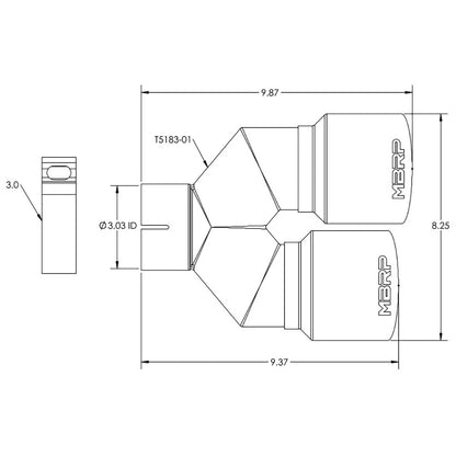 MBRP Single Wall Angle Cut Dual 4-Inch Outlet | Universal (T5183)