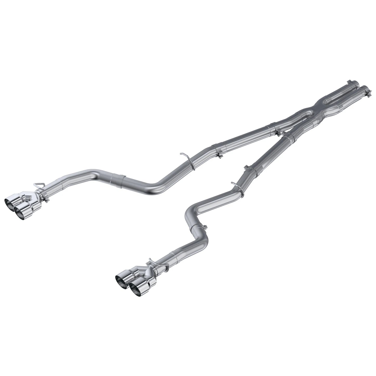 MBRP 3in Cat-Back D&R Exhaust w/ Quad Tips | Dodge Challenger 15-16 (S7116AL)