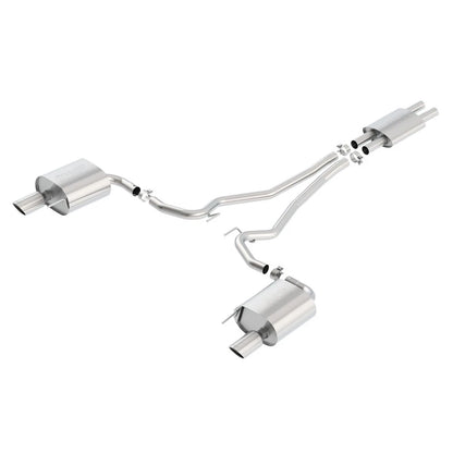 Borla Cat-Back Exhaust System - S-Type | 2015-2017 Ford Mustang Coupe 3.7L (140587)
