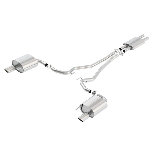 Borla Cat-Back Exhaust System - S-Type | 2015-2017 Ford Mustang Coupe 3.7L (140587)