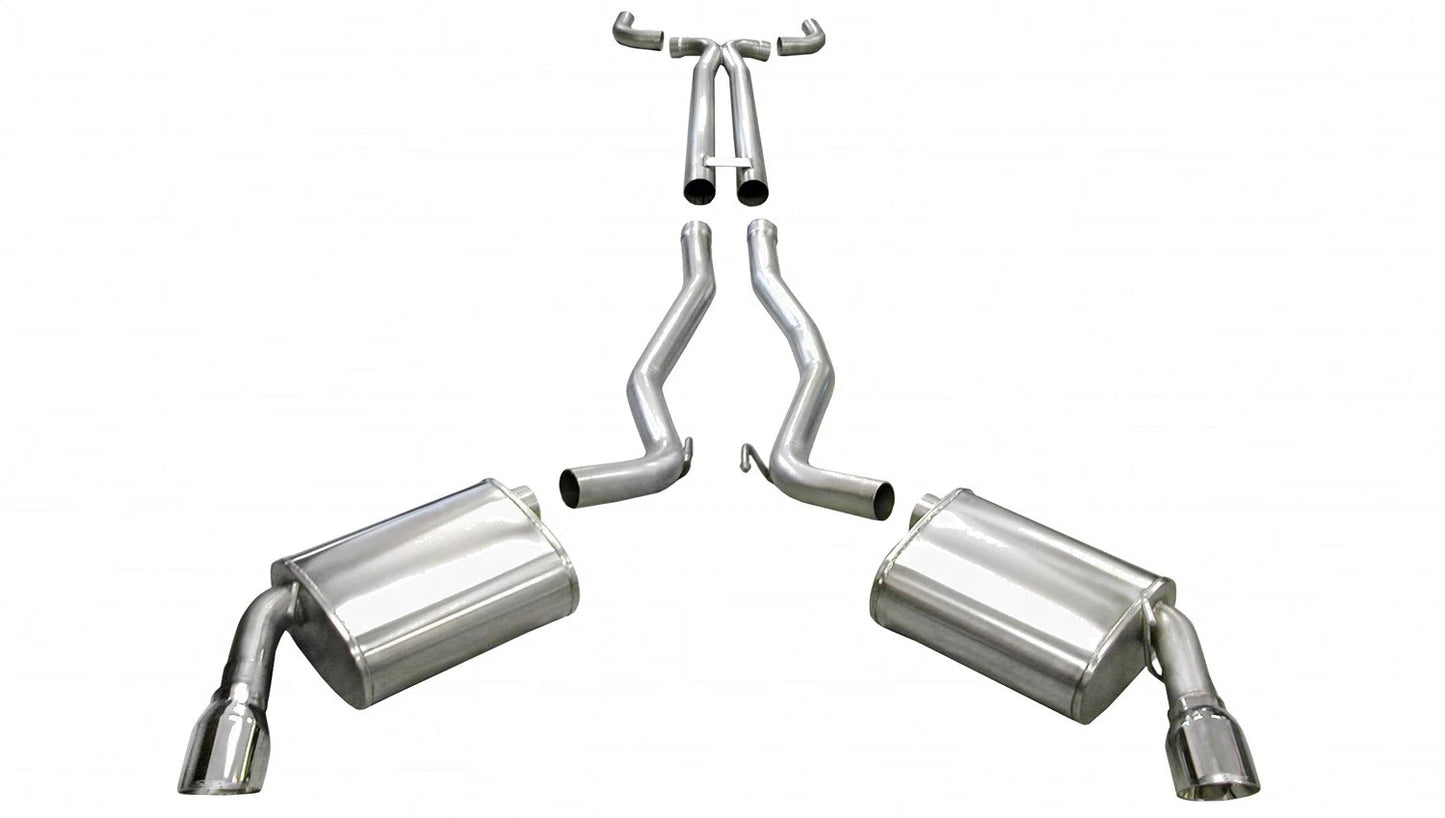 Corsa 2.5" Catback + X-Pipe Exhaust Kit | 2010-2015 Chevrolet Camaro SS MT (14951)