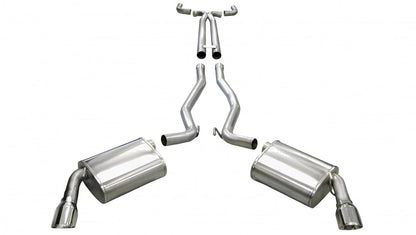 Corsa 2.5" Catback + X-Pipe Exhaust Kit | 2010-2015 Chevrolet Camaro SS MT (14951)