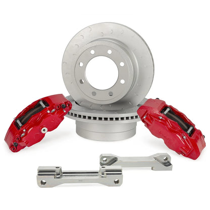 Alcon 2017+ Ford F250/F350 363x38mm Rotors 4 Piston Brake Kit - Rear