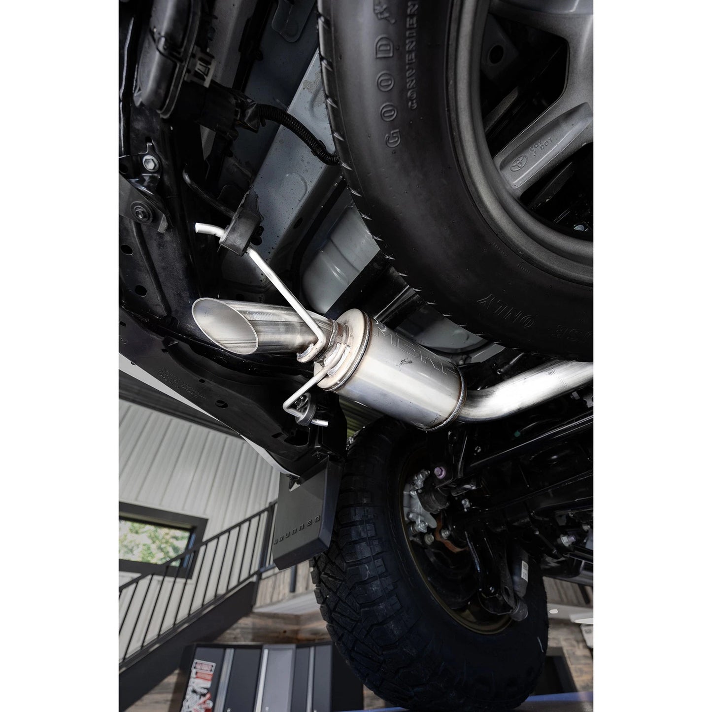 MBRP 3in Single Rear High-Clearance Turn Down | Toyota 4Runner (25-26) (S5344AL)