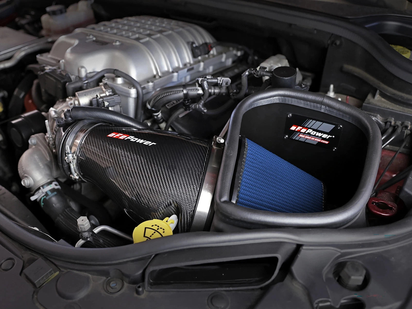aFe Track Series Stage-2 Carbon Intake | Jeep GC Trackhawk 19-21 (57-10009R)