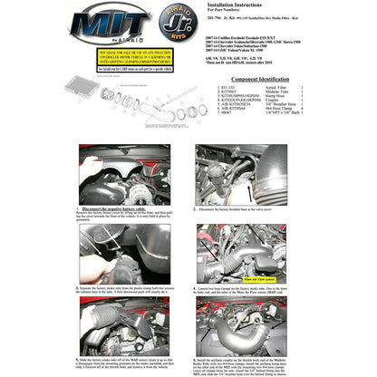 Airaid Jr Intake Kit | Chevrolet Avalanche/Sierra/Silverado 4.3/4.8/5.3/6.0L (07-13) (201-796)
