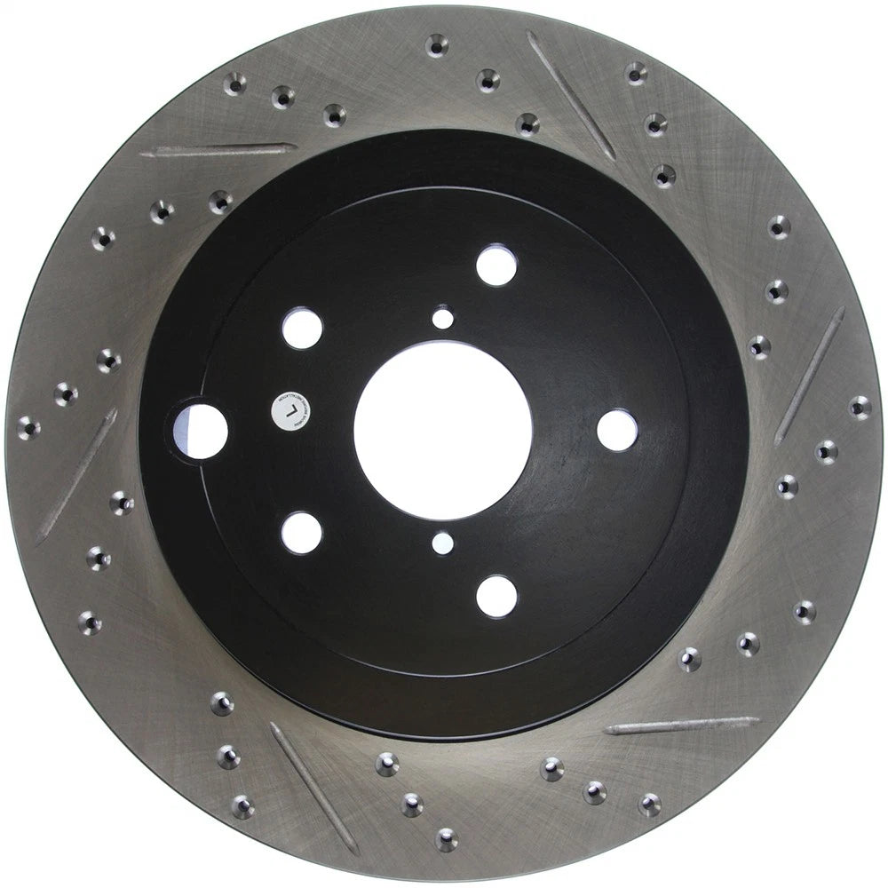 Stoptech Slotted And Drilled Sport Brake Rotor | 2008+ Subaru WRX STI (127.47030L)