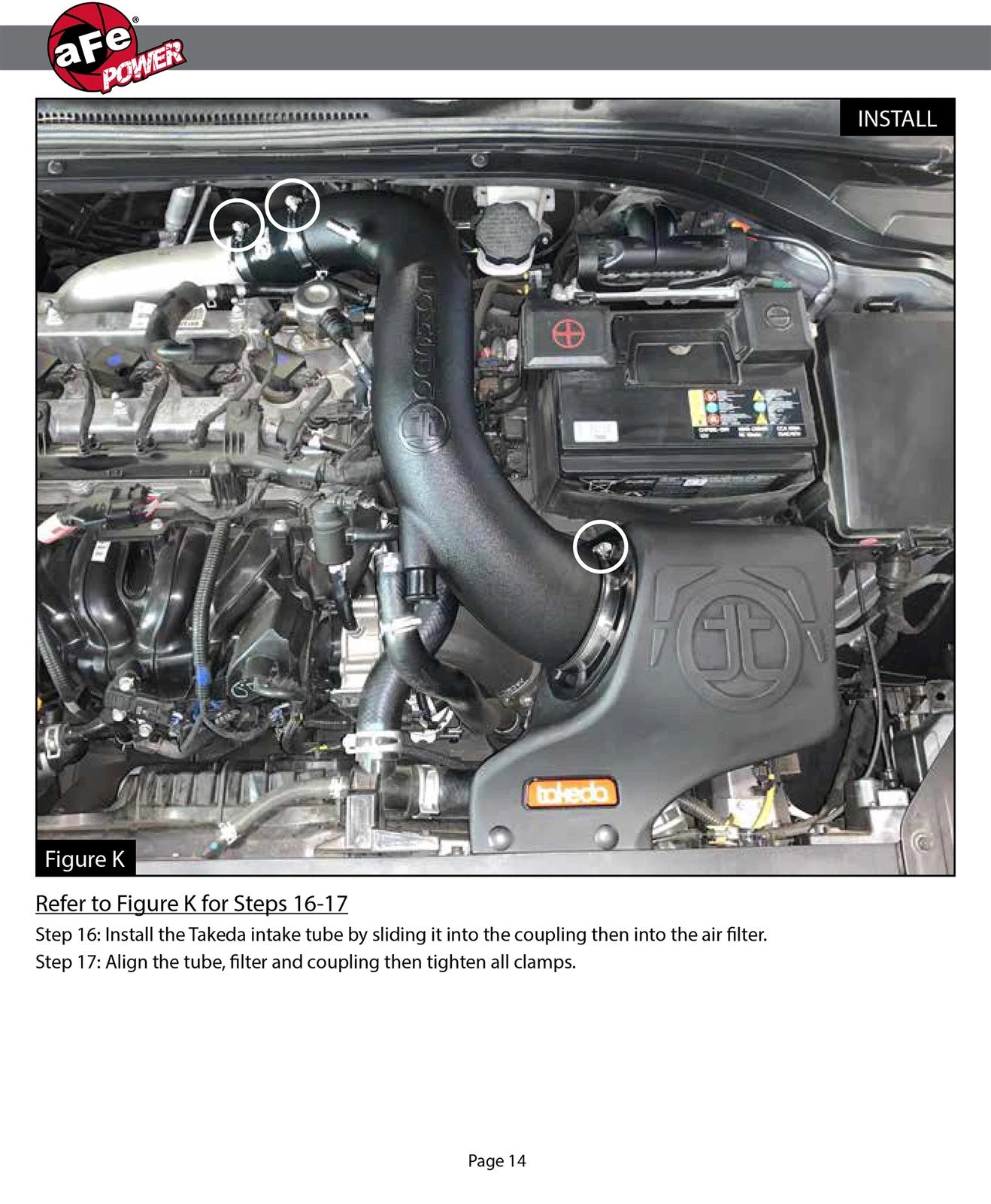 aFe Takeda Momentum Cold Air Intake w/ Pro DRY S Filter | Hyundai Elantra Sport L4 1.6T (17-20) (56-70005D)