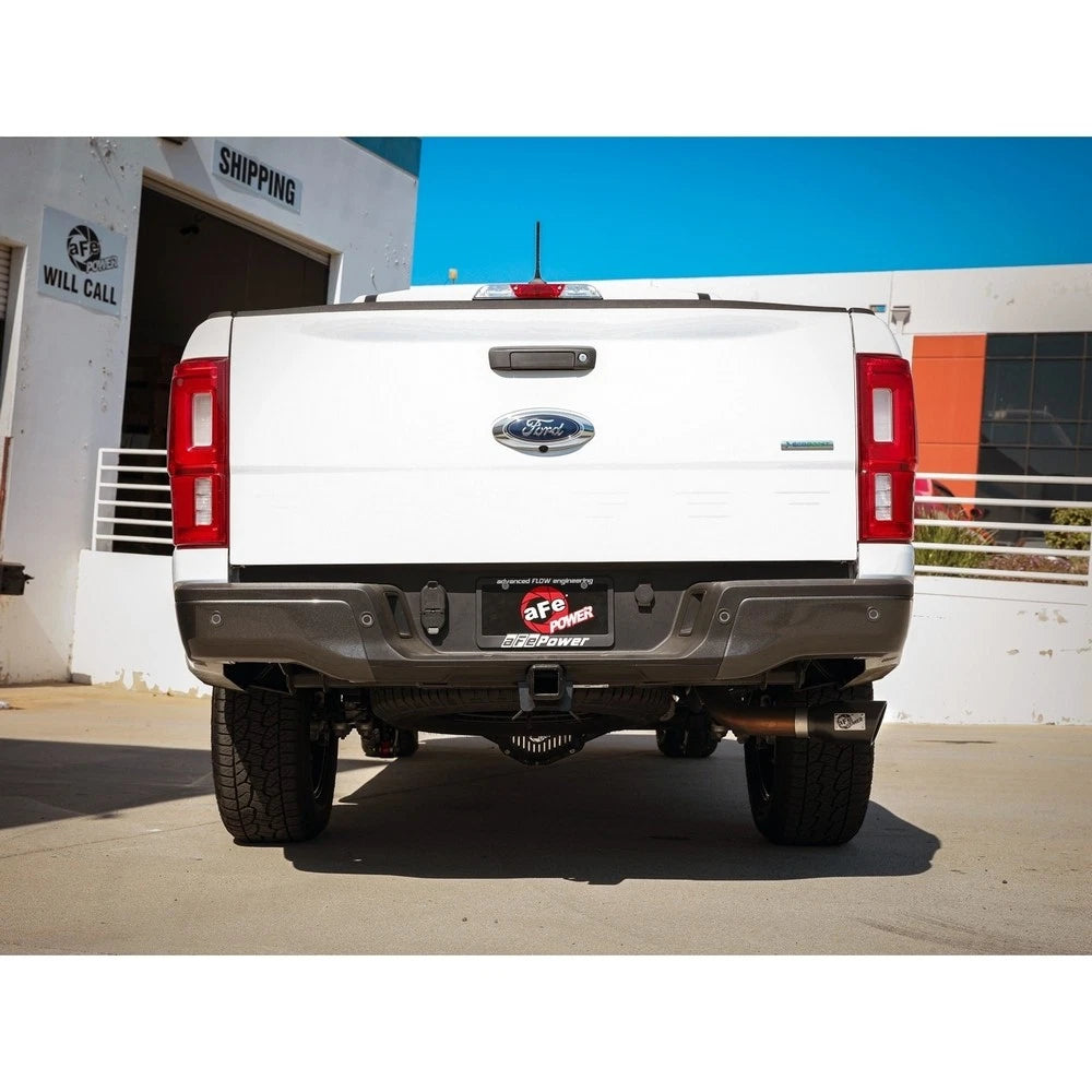 aFe 3in 409 SS Axle-Back Exhaust w/ Black Tip | Ford Ranger 19-23 (49-43114-B)