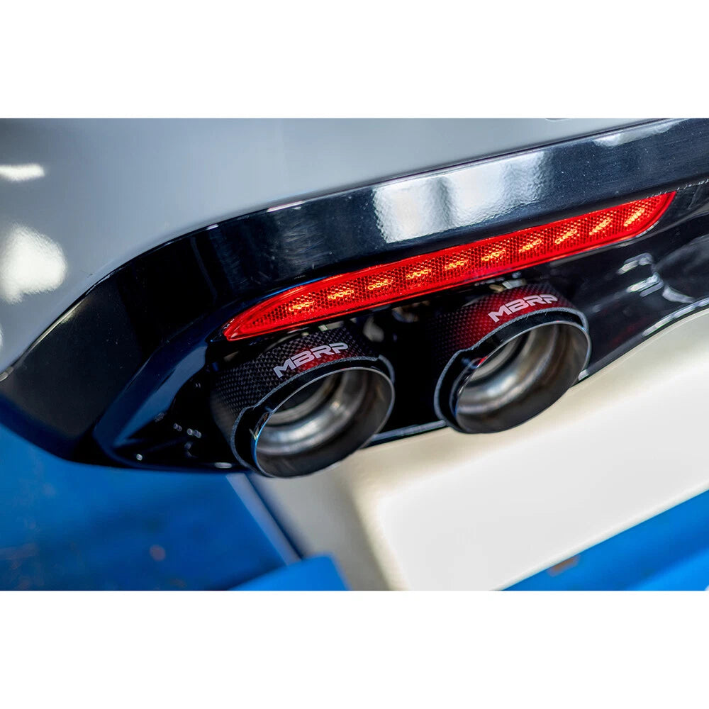 MBRP Carbon Fiber Tip / Bezel Replacement | 2018-2021 Kia Stinger GT (T5195CF)
