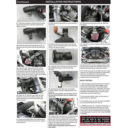 K&N 06-07 BMW M5 5.0L Flat Black Typhoon Short Ram Intake | BMW M5 (06-07) (69-2003TFK)