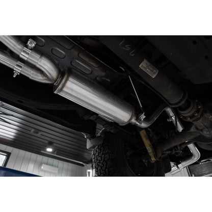 MBRP 3in Tip 3in Cat Back Turndown Exit Street Profile | Nissan Frontier (22-23) 3.8L (S5409AL)