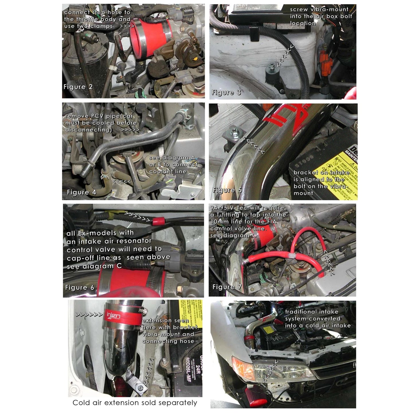 Injen Short Ram Intake | 1994 - 1997 Honda Accord (IS1650P)