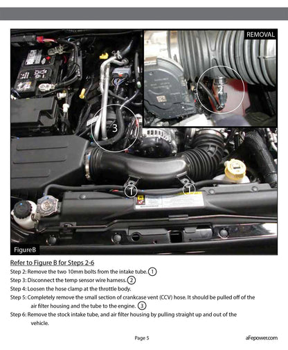 aFe Momentum GT Cold Air Intake System w/ Pro GUARD 7 Filter | Jeep Wrangler (12-18) (75-76204)