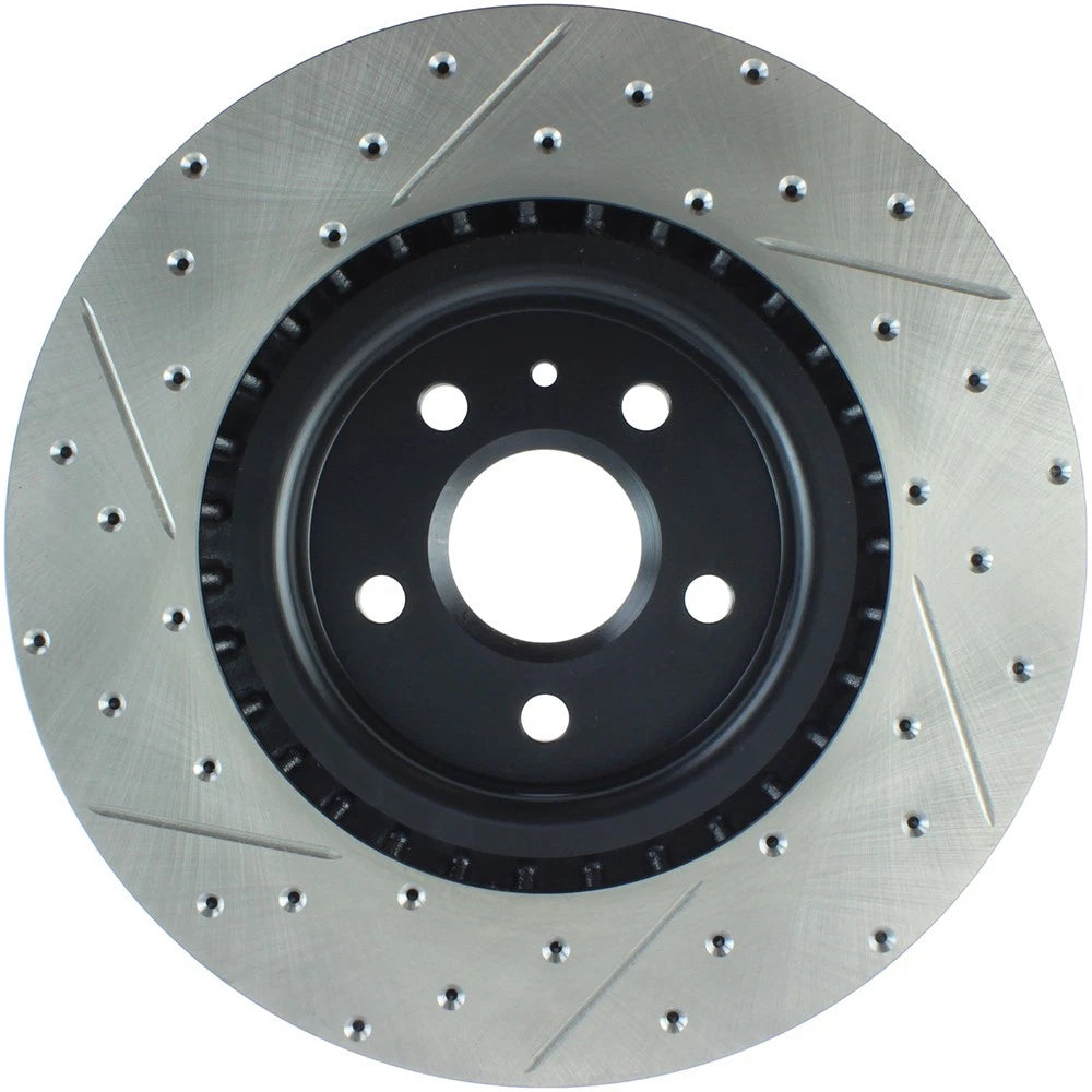 StopTech 127.62124L Front Left Drilled Brake Rotor for 2010-15 Camaro / 14-17 SS