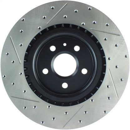 StopTech 127.62124L Front Left Drilled Brake Rotor for 2010-15 Camaro / 14-17 SS