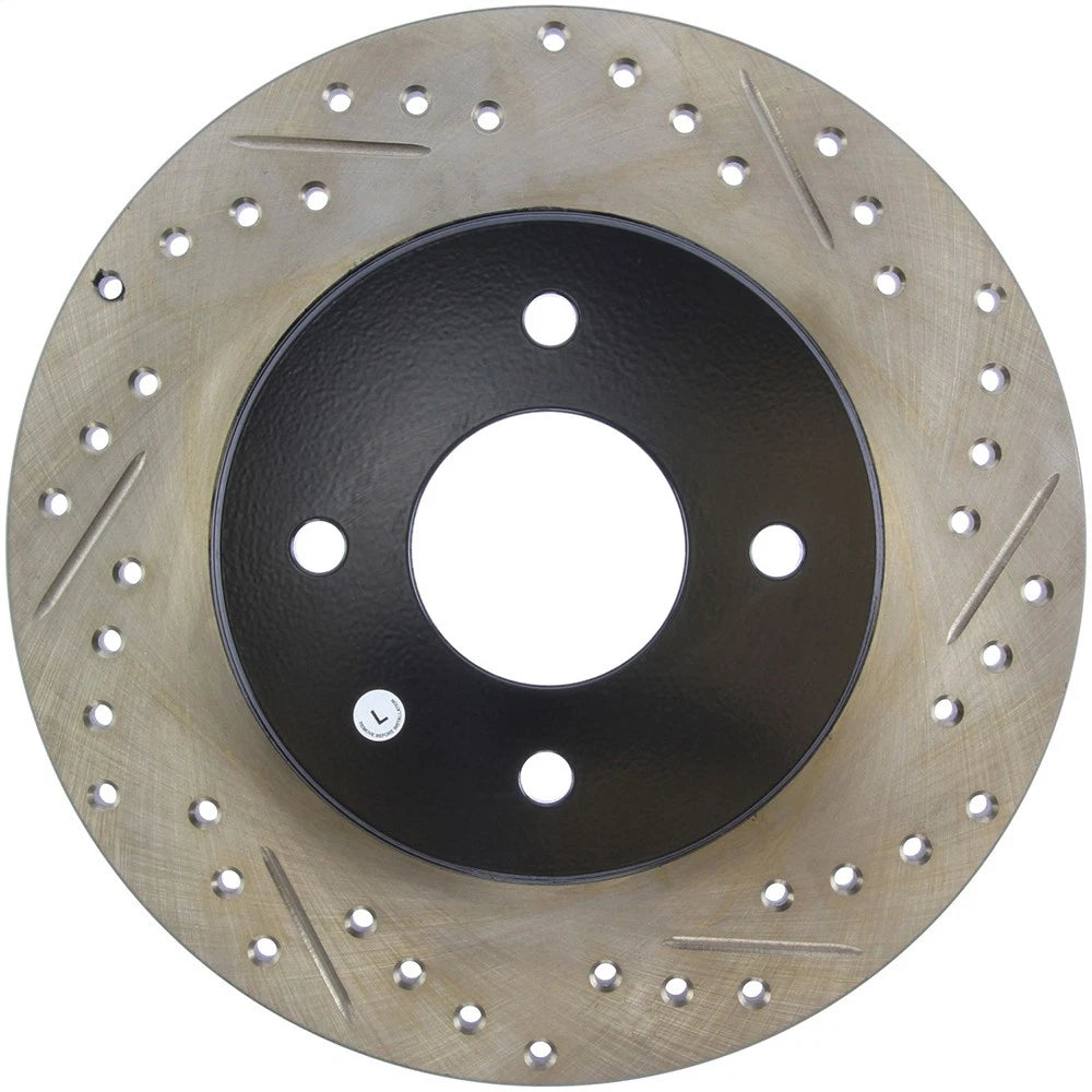 StopTech 127.42021L Rear Left Drilled Disc Brake Rotor for 1984-85 Nissan 300ZX