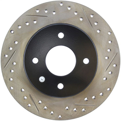 StopTech 127.42021L Rear Left Drilled Disc Brake Rotor for 1984-85 Nissan 300ZX