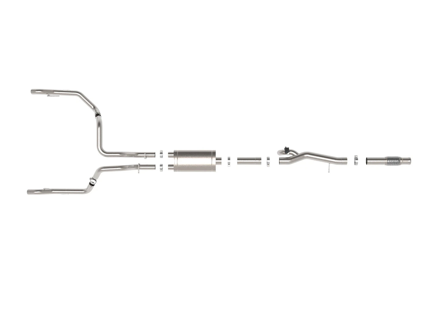 aFe Gemini XV 3in to Dual 3in 304 SS Cat-Back Exhaust | Chevy Silverado 1500 (19-22) (49-34140)