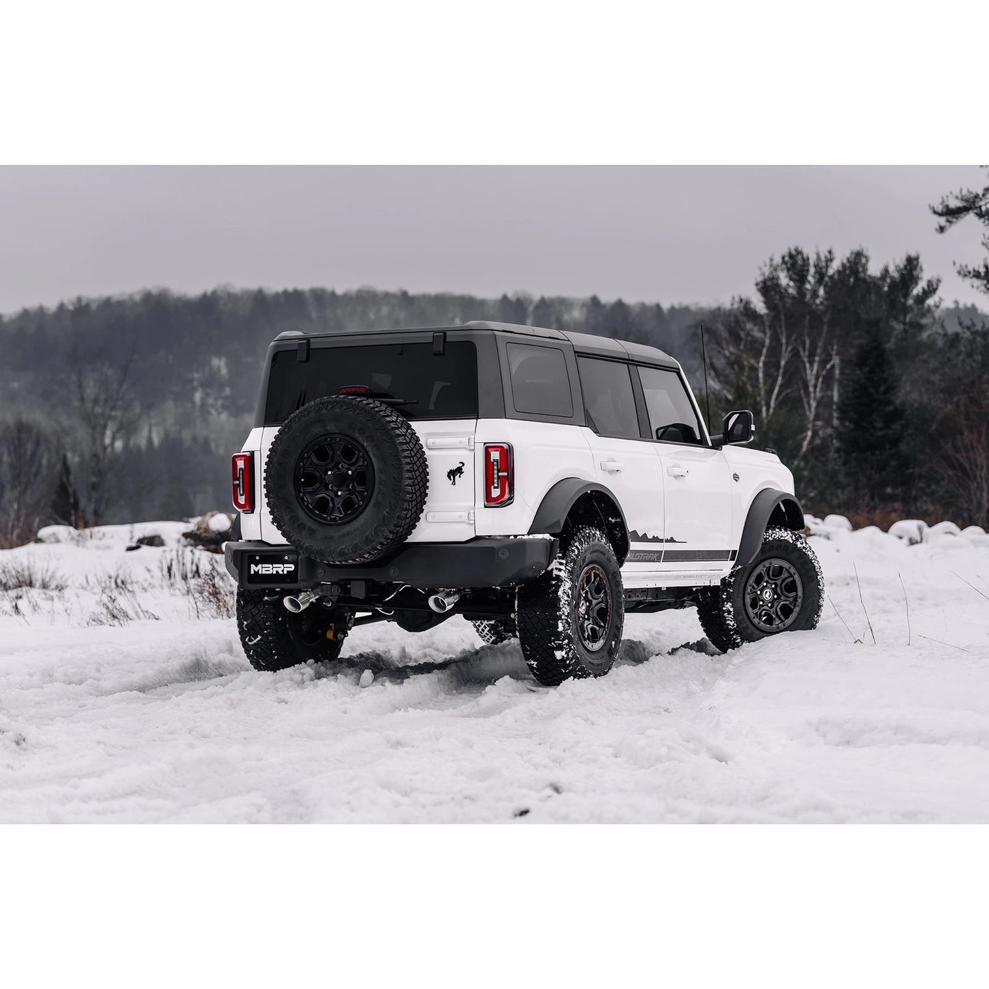 MBRP 3" Armor Pro D&S Dual Rear Exit Catback | Ford Bronco (21-22) (S5241304)