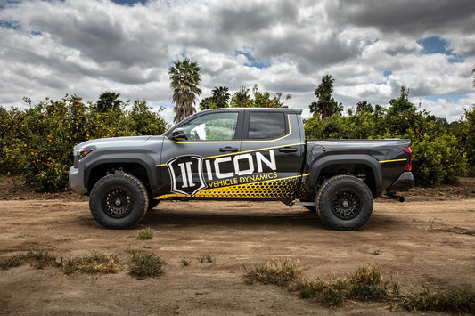 Icon 2024+ Toyota Tacoma 1.25-3in Stage 4 Suspension System w/ Billet Overland Rear Coils